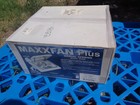 Maxxfan Plus Roof Vent W  12v Fan - Manual Lift - 4 Speed - White