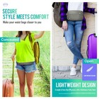 Travel Money Belt Rfid Blocking Passport Holder Hidden Travel Wallet For Cash