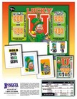 Pull Tab Tickets - Hard Card Tickets - Game - 4 Pack Small Titles Lucky