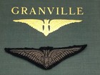 Wwi Us Aviation Pilot Bullion Cloth Bombardier Wing   Lt  Granville s Diary 1919