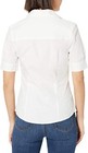 Lee Juniors Women Stretch White Poplin Blouse E9356jl Short Sleeve Size S  M   L