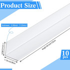 10 Pcs Wall Corner Protector Guards  Vinyl 1-1 8 X 48 Inches Corner Trim Molding