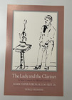 1980 The Lady And The Clarinet Window Card 14x22 David Hockney Artwork Poster