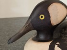 Hooded Merganser Hand Carved Painted Wooden Decoy Duck Signed R  Van Wart 1981