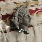 Cast Iron Architectural  Goddess Head  Hellenistic Aphrodite Garden Gate