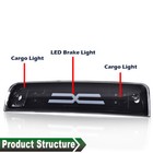 Fit For 2009-2018 Dodge Ram 1500 2500 3500 Black Led 3rd Brake Light Cargo Lamp