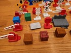 Fisher Price Geotrax Train Track Accessories Cars Trucks Signs Trees 65 Pieces