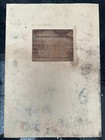 Raphael Soyer  handmade  Drawing On Old Paper Signed   Stamped  Vtg Art