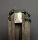 57  Antique Vintage Wood Land Survey Transit Tripod  Brass Hardware 