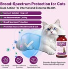 Dewormer For Cats - Removes Hookworms  Pinworms  Lungworms   Roundworms
