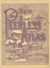 1898 Map Of Africa Fm 1898 Peerlss Atlas  10  X 13  Frame  See Pics   Descrip