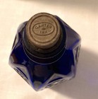 Carter   s Ink Cobalt Blue Cathedral Bottle 6 Sided 11    Has Cap