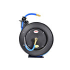 Aain Retractable 1 2  Inch X 50  Ft Wall Mount Auto Rewind Rubber Air Hose Reel 