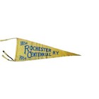 Rare 100 Year 1934 Rochester New York 1834 Centennial 11 x30  Soft Felt Pennant