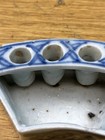 Antique Chinese Collectible Blue   White Brush Holder