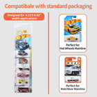 12packs Of Display Case Compatible With Hot-wheels Match-box Packaged Clear