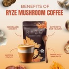 Ryze Organic Mushroom Coffee     Adaptogenic Blend For Energy   Focus no Spoon