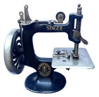 Vintage Miniature Singer Sewing Machine Child s Mini Hand Crank Sewing Machine