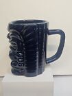  Lucky Tiki  Mug Blue Glazed Ceramic  Hawaiian   No Chips 