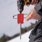 Eskimo 43416 Ice Anchor Install Adapter For Shelters - Red