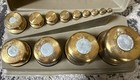 Ohaus Sto-a-weigh Brass Weight Set 1 32 To 2 Lbs Complete In Box