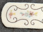 Vintage French Micro Beaded Eyeglass Case  Made In France  Glass Beads On Silk