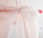Pottery Barn Oversized Princess Bed Canopy  Pink  Unused  Original Shipping Box