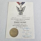 Vtg Bsa 1960s Eagle Scout Oa Neckerchief Books Gear Uniform T-shirt Patches Lot