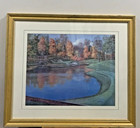 James Peter Cost  Golf Course Lithograph  framed 