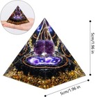 Taiji Yin Yang Decor In Healing Crystal Orgone Pyramid-healing Orgonite Chakra