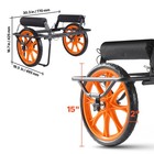 Kffkff Kayak Cart With 330 Lbs Capacity  Canoe Dolly Featuring 15-inch