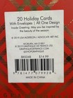 40 Graphique De France Happy Holidays Cardinal Flat Cards W  Envelopes