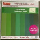 Recollections Cardstock Paper Pad 12x12 Solid Colors Textured Incomplete Lot Of4