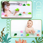 50 Pcs Mini Rubber Turtle Bath Toy Screaming Sound Rubber Turtle In Bulk Bathtub