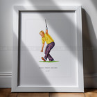 Jack Nicklaus 1986 Masters Augusta Georgia Golf 8x10 Print Poster Art