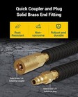 Dewenwils 1 4 Inch X 6ft Air Hose 300 Psi Heavy Duty Air Compressor Hose Hybrid
