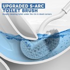 Toilet Brush 2 Pack Toilet Brush And Holder Set With Durable Curved Bristlestoil