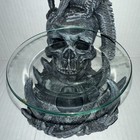 Skull And Dragon Candle Incent Burner
