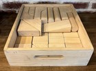 Melissa   Doug Wooden Blocks 36 Piece Hardwood Kids Building Block Set W  Tray