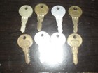 Many Used Original Antique Vintage Seeburg Jukebox Keys