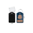 Passport Holder   Luggage Tag   Blue Jean Look Denim And Lace   Travel Set