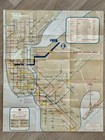 1964 Nyc Transit Authority World s Fair Subway Map  nyc   mint  Condition