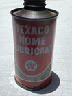 Vintage Texaco 3oz Handy Home Lubricant Oil Tin Can  empty