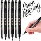 4pcs set Calligraphy Pen Hand Lettering Art Pens Brush Ink Lettering Pens Marker
