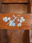 Vintage 3 Tier Wall Mounted Wooden Letter Key Holder 