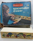 Vtg 1970   s Rubbermaid Space Maker Drawer Mushrooms With Original Box And Parts