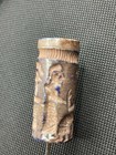 Sassanian Old Lapiz Lazuli Cylinder Bead 