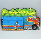 Tuffy Board Books Lot Of 3 Vintage 1978 Die Cut Kids Playland Trucks Train Ride