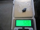 Natural Blue Sapphire Crystal Specimen  5 20 Carats  Jammu Kashmir Origin