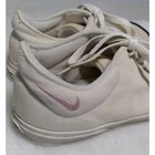 Nike Vtg 80 s Canvas Cream Swoosh Tennis Shoes Sneakers 980204 Ba Women 7 5